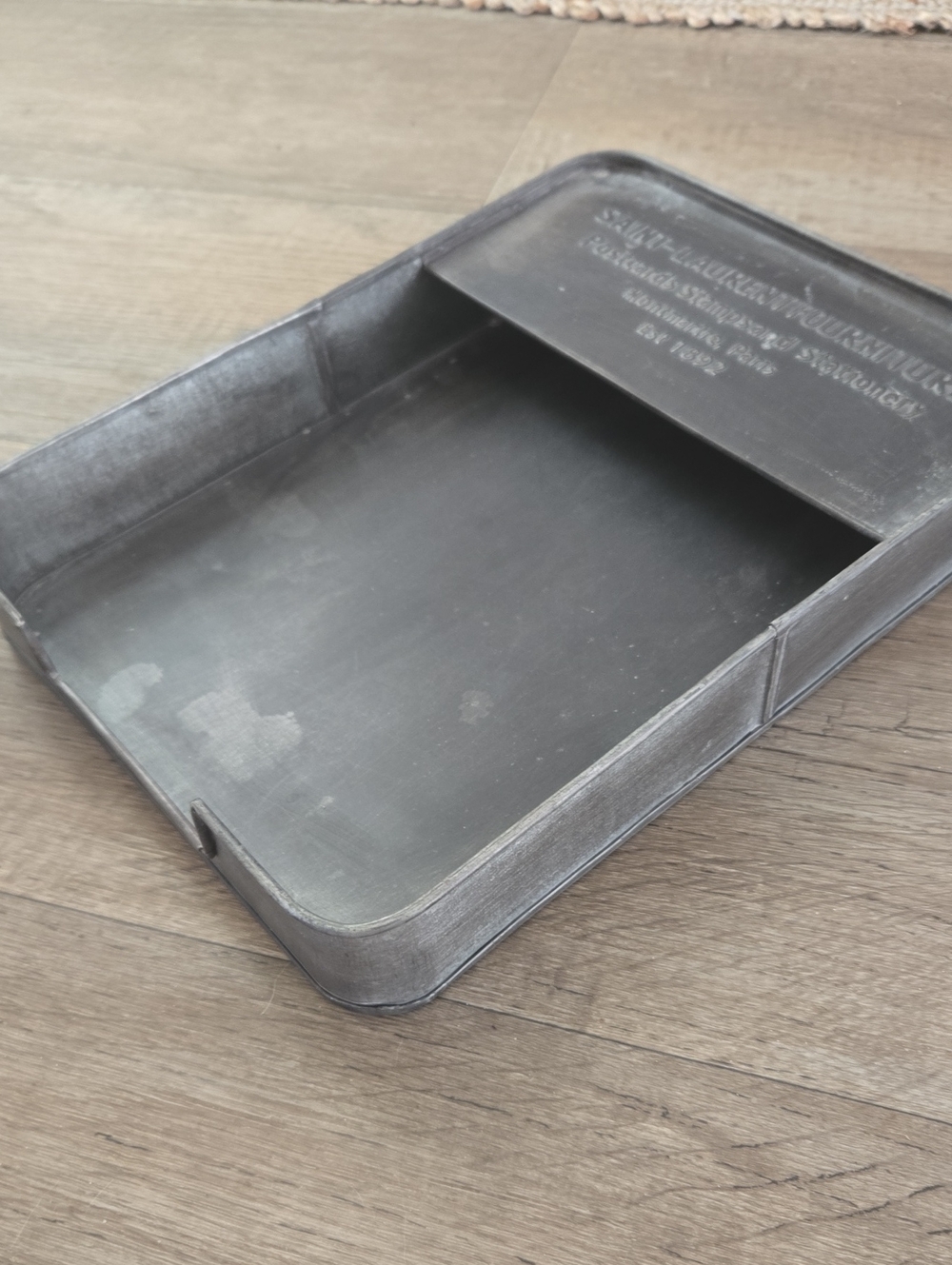 Cost Plus World Market Metal Postal Tray - Dark Gray - Picture 5 of 9